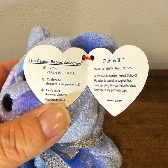 Beanie Baby Clubby II RARE VINTAGE 1999 - Picture 3 of 4